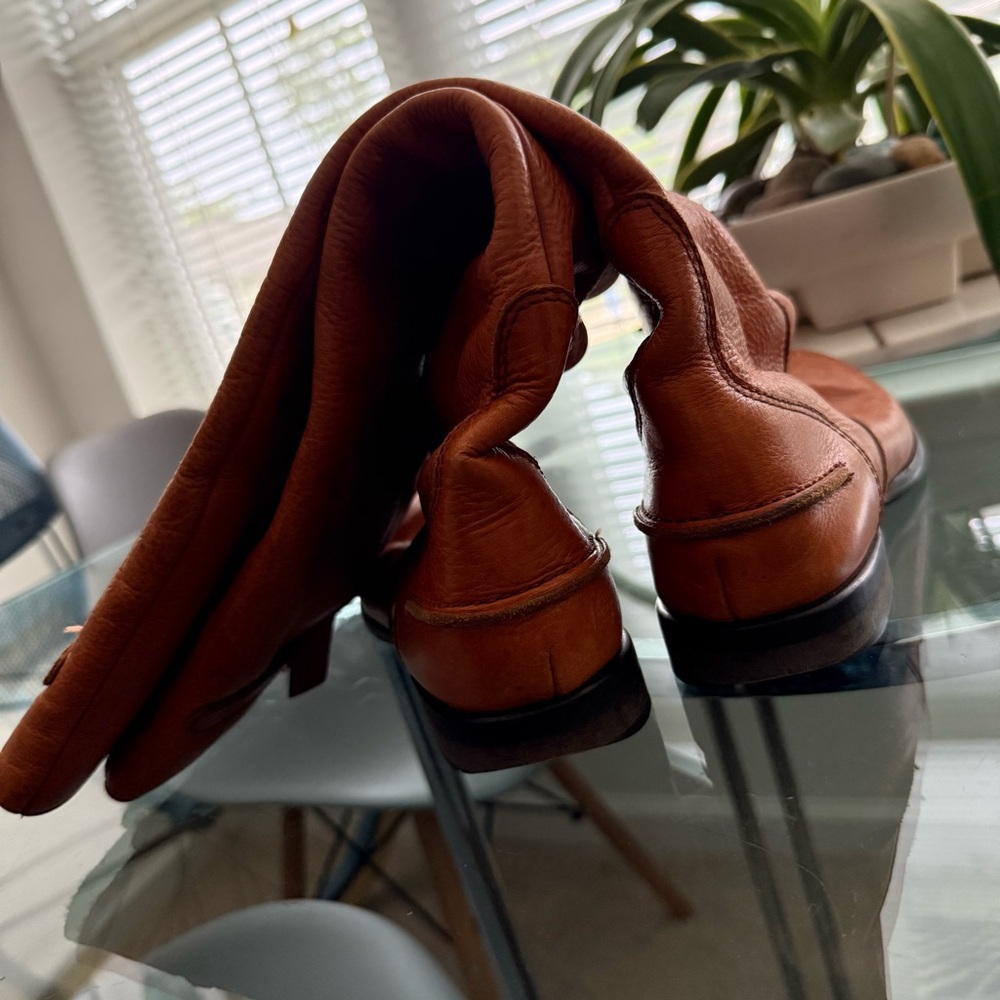 Tan Leather Riding Boots - Picture 10 of 11